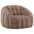 Rume Swivel Chair, Brown by Dovetail at Eve Furniture