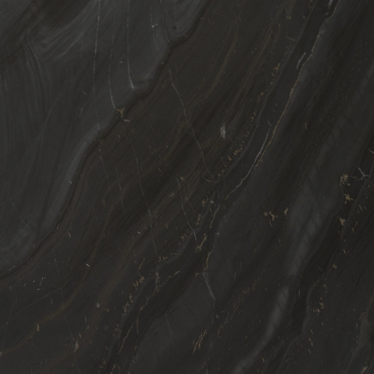 Rumer Black Wood w/ Black Marble Coffee Table by Mercana at Eve Furniture