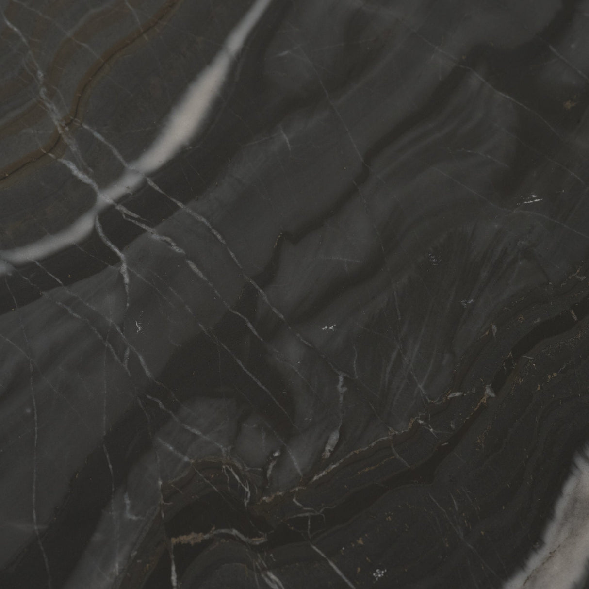 Rumer Black Wood w/ Black Marble Coffee Table by Mercana at Eve Furniture