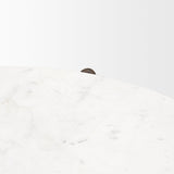 Rumer Dark Brown Wood w/ White Marble Coffee Table by Mercana at Eve Furniture
