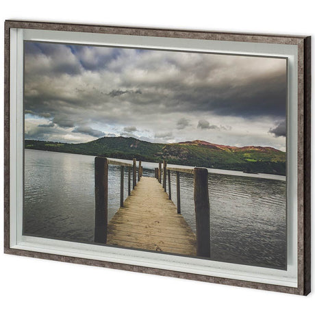 Run by Joe Reynolds a Hand Embellished Textured Framed Photo Art Print Matted under Glass by Mercana at Eve Furniture