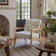 Runa Beige & Natural Accent Chair by Zuomod at Eve Furniture
