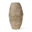 Rundal Large Gray Paper Mache Vase by Mercana at Eve Furniture