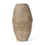 Rundal Large Gray Paper Mache Vase by Mercana at Eve Furniture