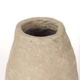 Rundal Small Gray Paper Mache Vase by Mercana at Eve Furniture