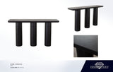 Rune Black Wood Console Table by Diamond Sofa at Eve Furniture