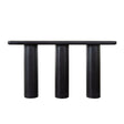 Rune Black Wood Console Table by Diamond Sofa at Eve Furniture