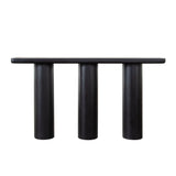 Rune Black Wood Console Table by Diamond Sofa at Eve Furniture