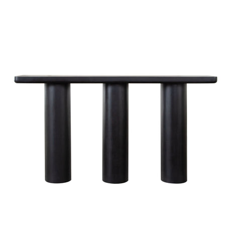 Rune Black Wood Console Table by Diamond Sofa at Eve Furniture