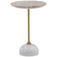 Rune Side Table, Beige by Dovetail at Eve Furniture