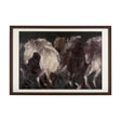 Running Wild - Quick by Mercana Studio Hand Embellished Textured Framed Art Print Matted under Glass by Mercana at Eve Furniture