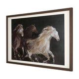Running Wild - Speed by Mercana Studio Hand Embellished Textured Framed Art Print Matted under Glass by Mercana at Eve Furniture