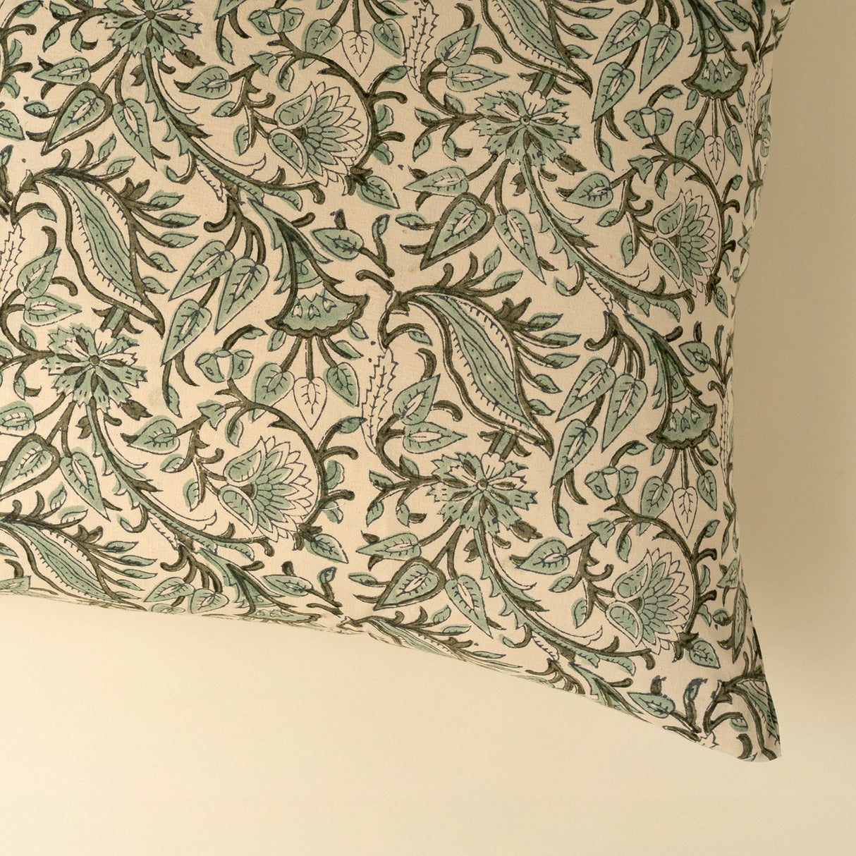 Rupi Block Print Pillow Cover w/Filler, Set of 2 by Mercana at Eve Furniture