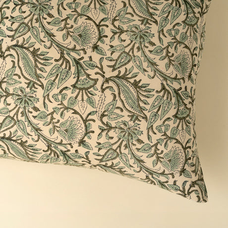 Rupi Block Print Pillow Cover w/Filler, Set of 2 by Mercana at Eve Furniture