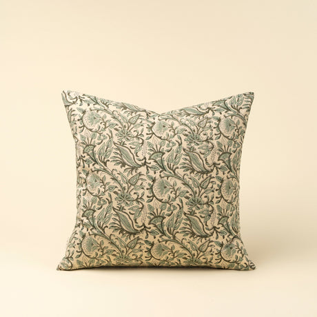 Rupi Block Print Pillow Cover w/Filler, Set of 2 by Mercana at Eve Furniture