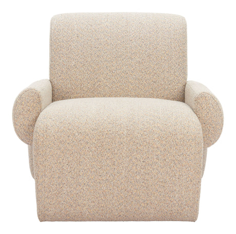 Rura Heathered Beige Accent Chair by Zuomod at Eve Furniture