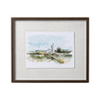Rural Plein Air I by Ethan Harper a Hand Embellished Textured Framed Art Print Matted under Glass by Mercana at Eve Furniture