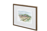 Rural Plein Air VI by Ethan Harper a Hand Embellished Textured Framed Art Print Matted under Glass by Mercana at Eve Furniture