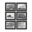 Rural Rows (Set of 6) by The Chelsea Collection Textured Framed Art Print Matted under Glass by Mercana at Eve Furniture