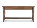 Russet Brown Console Table