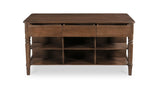 Russet Kitchen Island Brown by Moe's Home at Eve Furniture
