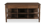 Russet Kitchen Island Brown by Moe's Home at Eve Furniture