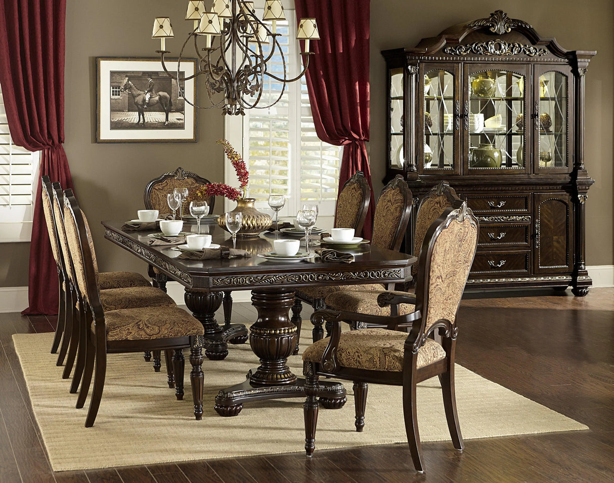 Russian Hill Warm Cherry Arm Chair, Set of 2 by Homelegance at Eve Furniture