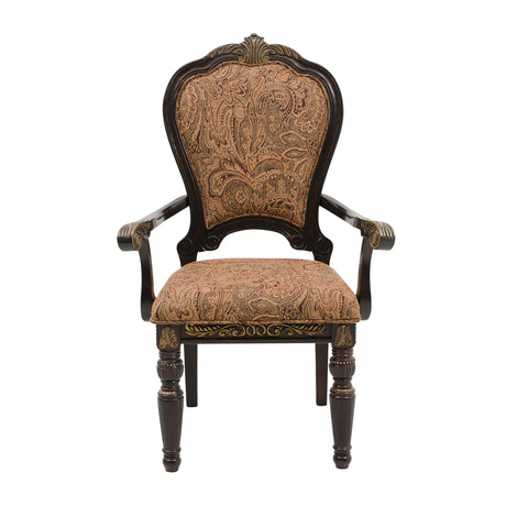 Russian Hill Warm Cherry Arm Chair, Set of 2 by Homelegance at Eve Furniture