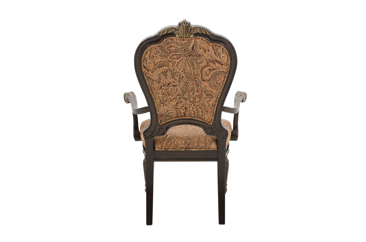 Russian Hill Warm Cherry Arm Chair, Set of 2 by Homelegance at Eve Furniture