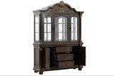 Russian Hill Warm Cherry Buffet & Hutch by Homelegance at Eve Furniture