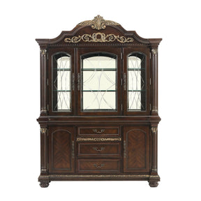 Russian Hill Warm Cherry Buffet & Hutch by Homelegance at Eve Furniture