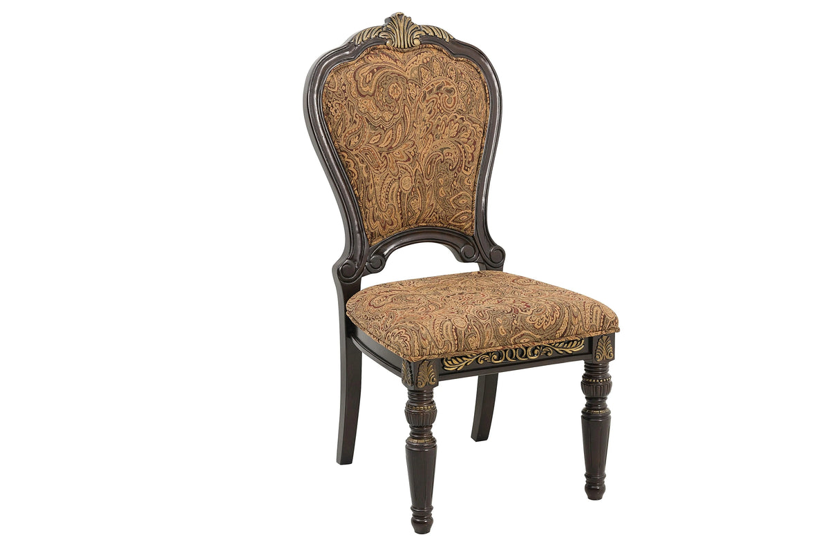 Russian Hill Warm Cherry Extendable Dining Set by Homelegance at Eve Furniture