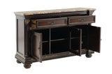 Russian Hill Warm Cherry Server by Homelegance at Eve Furniture
