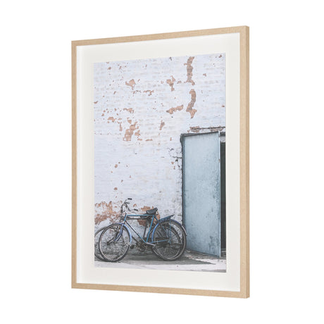 Rustic Bicycyle Scene by Shot By Clint Framed Photo Print Matted under Glass by Mercana at Eve Furniture