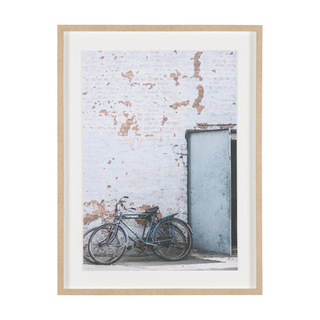Rustic Bicycyle Scene by Shot By Clint Framed Photo Print Matted under Glass by Mercana at Eve Furniture