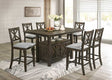 Baron Rustic Espresso 7-Piece Counter Height Dining Set by Happy Homes at Eve Furniture
