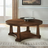 Rustic Plains Warm Brown Coffee Table by Ashley at Eve Furniture