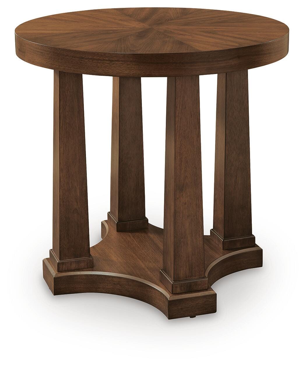 Rustic Plains Warm Brown Square End Table by Ashley at Eve Furniture