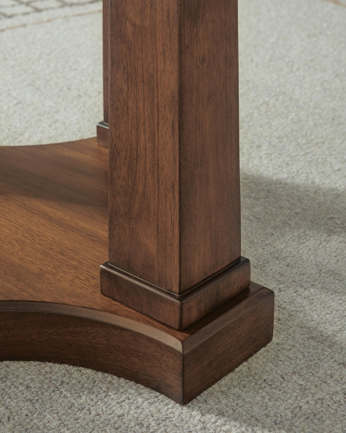 Rustic Plains Warm Brown Square End Table by Ashley at Eve Furniture