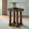 Rustic Plains Warm Brown Square End Table by Ashley at Eve Furniture