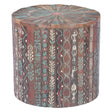 Rustic Roots 20" Hand Painted Round Side Table by Home Trends & Design at Eve Furniture