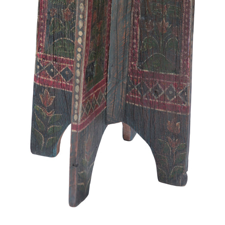 Rustic Roots 24" Hand Painted Round Side Table by Home Trends & Design at Eve Furniture