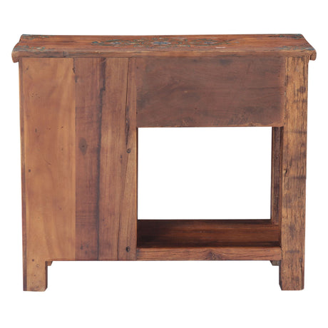 Rustic Roots 36" Hand Painted Console Table with Four Drawers by Home Trends & Design at Eve Furniture
