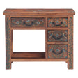 Rustic Roots 36" Hand Painted Console Table with Four Drawers by Home Trends & Design at Eve Furniture