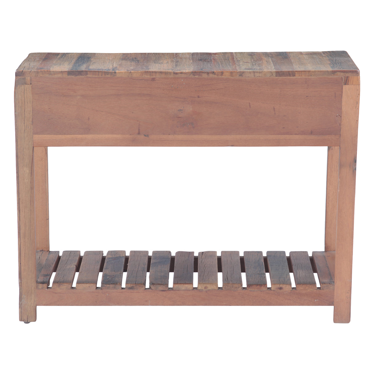 Rustic Roots 40" Hand Painted Console Table with Two Drawers by Home Trends & Design at Eve Furniture