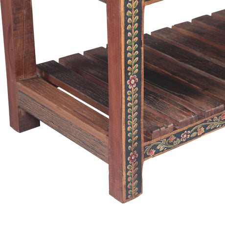 Rustic Roots 47" Hand Painted Console Table with Three Drawers by Home Trends & Design at Eve Furniture