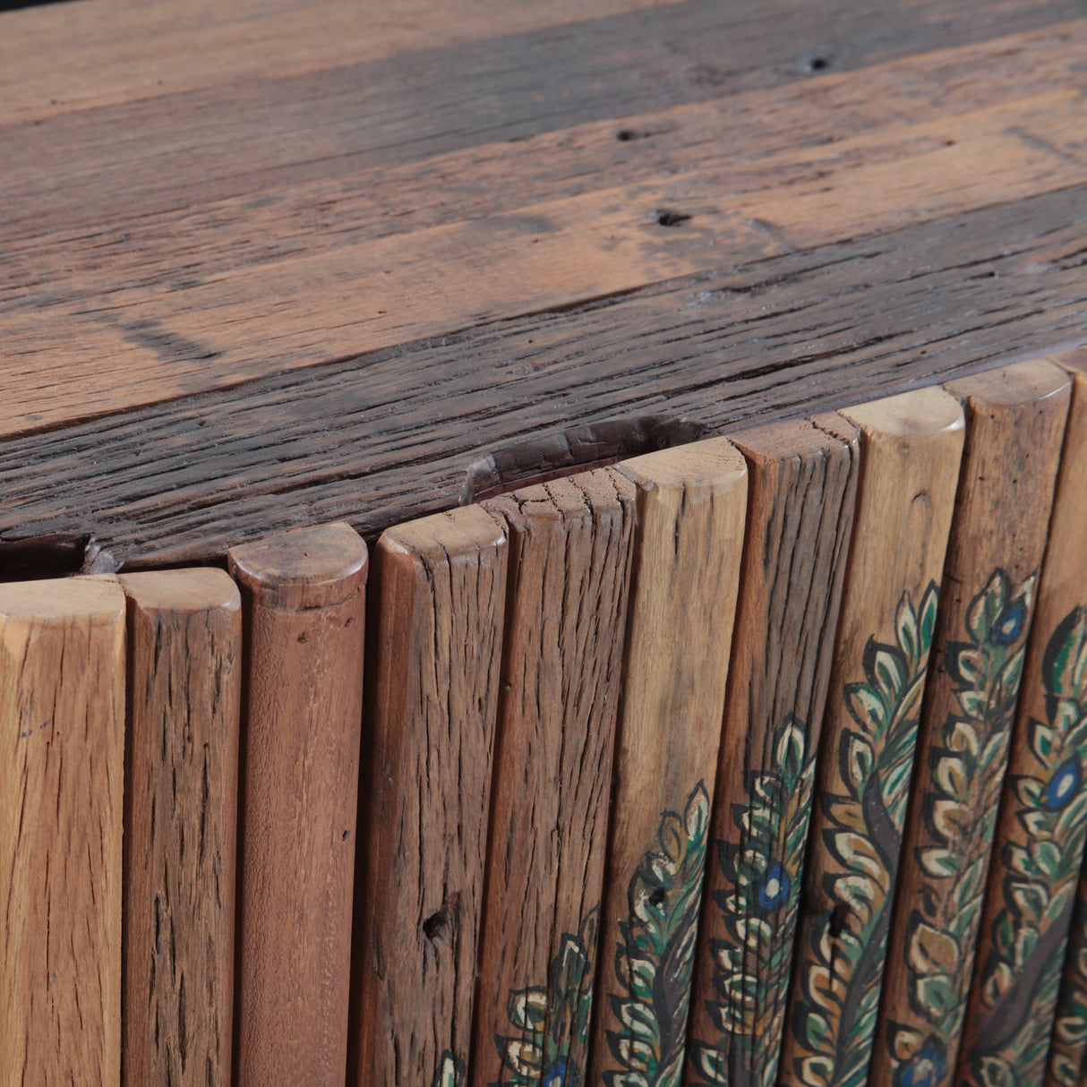Rustic Roots 48" Hand Painted Sideboard