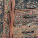 Rustic Roots 60" Hand Painted Sideboard with Two Doors and Three Drawers by Home Trends & Design at Eve Furniture