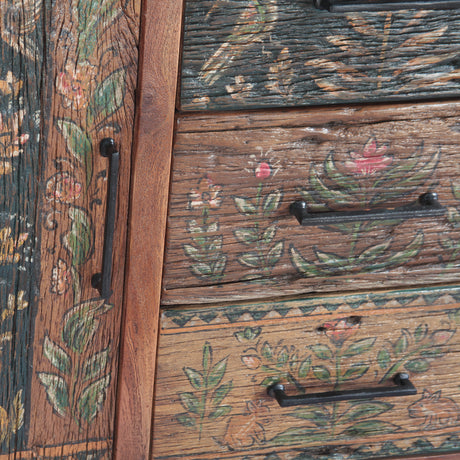 Rustic Roots 60" Hand Painted Sideboard with Two Doors and Three Drawers by Home Trends & Design at Eve Furniture
