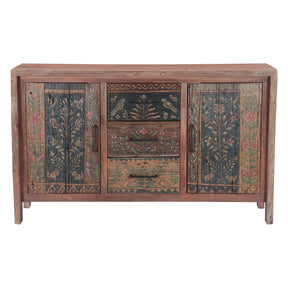Rustic Roots 60" Hand Painted Sideboard with Two Doors and Three Drawers by Home Trends & Design at Eve Furniture